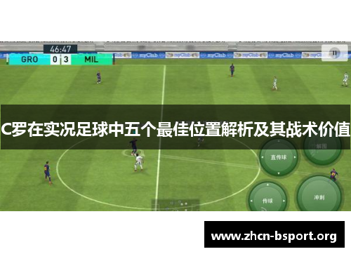 C罗在实况足球中五个最佳位置解析及其战术价值